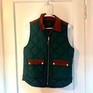 J. Crew Quilted Vest Size S
